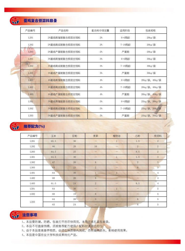 博士系列复合预混合饲料